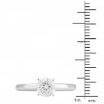 White and Gold 1 1/4ct TDW Diamond Engagement Ring comes in a box. J - Handcrafted By Name My Rings™