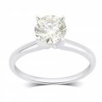 White and Gold 1.00ct TDW Diamond Engagement Ring comes in a box. - Handcrafted By Name My Rings™