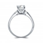White Gold 3/5ct TDW Diamond Engagement Ring - Handcrafted By Name My Rings™
