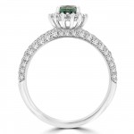 La Vita Vital White Gold 3/4ct Fine Brazilian Alexandrite and 5/8ct TDW Diamond Ring - Handcrafted By Name My Rings™