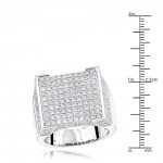 Gold Men's Real Hip Hop Diamond Ring 4.35ct - Handcrafted By Name My Rings™