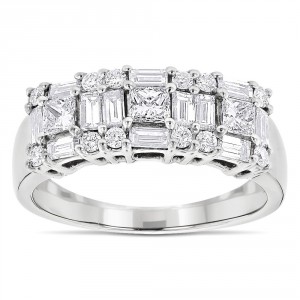 Gold 1 1/4ct TDW Diamond Wedding Band - Handcrafted By Name My Rings™