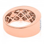 Gold 1 3/4ct TDW Pave Diamond Designer Wedding Band - Handcrafted By Name My Rings™