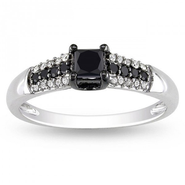 Miadora black clearance diamond ring