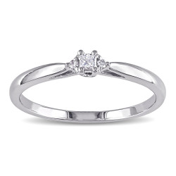 20% OFF - 18ct Gold Diamond Accent Promise Ring - Handcrafted By Name My Rings™