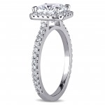 19k White Gold 2 1/2ct TDW Diamond Ring - Handcrafted By Name My Rings™
