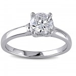 Signature Collection Gold 1ct TDW Certified Diamond Solitaire Ring - Handcrafted By Name My Rings™