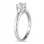 Signature Collection Gold 3/4ct TDW Certified Diamond Solitaire Engagement Ring - Handcrafted By Name My Rings™
