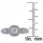 Signature Collection White Gold 1ct TDW Diamond Ring - Handcrafted By Name My Rings™