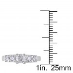 Signature Collection White Gold 7/8ct TDW Diamond Engagement Ring - Handcrafted By Name My Rings™