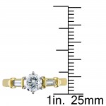 Signature Collection Gold 5/8ct TDW Diamond Ring - Handcrafted By Name My Rings™