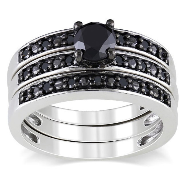 Miadora black diamond on sale ring