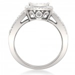 White Gold 2ct TDW Princess-cut Diamond Ring - Handcrafted By Name My Rings™