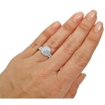 White Gold 1 1/5ct Round Diamond Bridal Set - Handcrafted By Name My Rings™