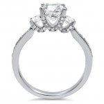 White Gold 2ct TDW Round Diamond Bridal Set - Handcrafted By Name My Rings™