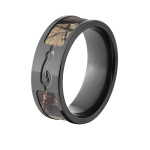 RealTree Black Zirconium Camouflage Ring - Handcrafted By Name My Rings™