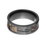 RealTree Black Zirconium Camouflage Ring - Handcrafted By Name My Rings™