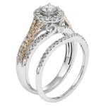 Two-tone Gold 1ct TDW Diamond Wedding Band - Handcrafted By Name My Rings™