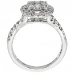 White Gold 1ct TDW Round-cut IGL Certified Diamond Ring - Handcrafted By Name My Rings™