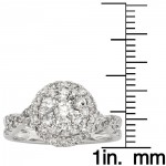 White Gold 1ct TDW Round-cut IGL Certified Diamond Ring - Handcrafted By Name My Rings™