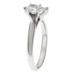 White Gold 3/4ct TDW IGL Certified 6-Prong Pear Cut Diamond Solitaire Ring - Handcrafted By Name My Rings™