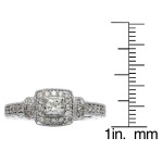White Gold IGL Certified 3/4ct TDW IGL Certified Diamond Engagement Ring - Handcrafted By Name My Rings™