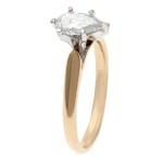 Gold 1ct TDW IGL Certified Pear Cut Diamond Solitaire Ring - Handcrafted By Name My Rings™