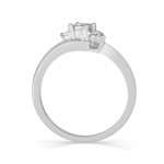 Sterling Silver 1/8ct TDW Diamond Ring - Handcrafted By Name My Rings™