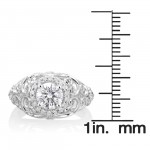 White Gold 1 1/4ct TDW Diamond Engagement Ring - Handcrafted By Name My Rings™