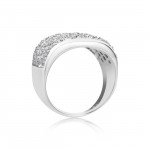 White Gold 2 1/8ct TDW Diamond Ring - Handcrafted By Name My Rings™