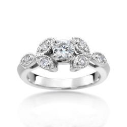 White Gold 4/5ct TDW Diamond Ring - Handcrafted By Name My Rings™