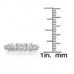 white gold 3/4ct TDW Diamond Engagement Ring - Handcrafted By Name My Rings™