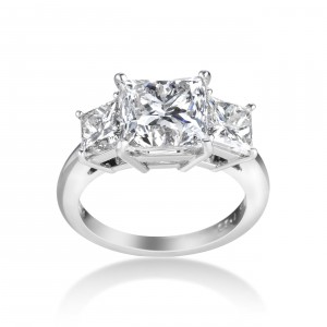 Platinum 5.92ct TDW Certified Diamond Engagement Ring - Handcrafted By Name My Rings™