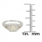 Two-Tone Gold Yellow Diamond Designer Ring - Handcrafted By Name My Rings™