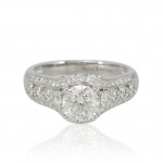 White Gold 1 7/8ct TDW Diamond Engagement Ring - Handcrafted By Name My Rings™