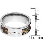 Titanium RealTree AP Camo Men's Ring - Handcrafted By Name My Rings™