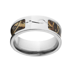 Titanium RealTree AP Camo Men's Ring - Handcrafted By Name My Rings™