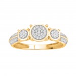 Gold 1/8ct TDW Diamond Bridal Set - Handcrafted By Name My Rings™