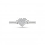 S925 Sterling Silver Diamond Accent Engagement Ring - Handcrafted By Name My Rings™