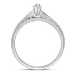 1/6cttw White Gold Marquise Bridal Set - Handcrafted By Name My Rings™