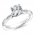 Valina White Gold 1 1/5ct TDW Round-cut Diamond 2-piece Bridal Ring Set - Handcrafted By Name My Rings™