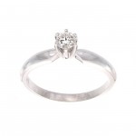 Gold 1/4ct TDW Certified Diamond Solitaire Engagement Ring - Handcrafted By Name My Rings™