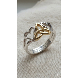 Heart Infinity Ring - Handcrafted By Name My Rings™