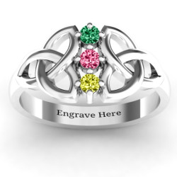 Personalised Sláine Celtic Knot Ring - Handcrafted By Name My Rings™