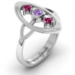Personalised Soulful Window Ring - Handcrafted By Name My Rings™