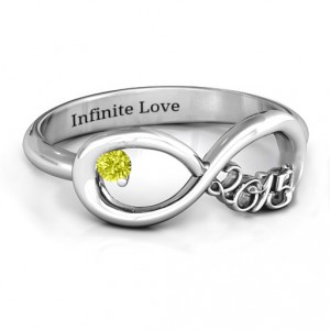 Personalised 2015 Infinity Ring - Handcrafted By Name My Rings™