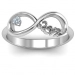 Personalised 2017 Infinity Ring - Handcrafted By Name My Rings™
