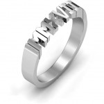 Personalised 2017 Roman Numeral Graduation Ring - Handcrafted By Name My Rings™