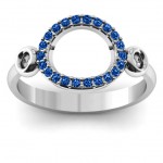Personalised Accented Karma Ring - Handcrafted By Name My Rings™