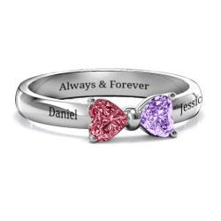 Personalised Adorable Bow Ring - Handcrafted By Name My Rings™